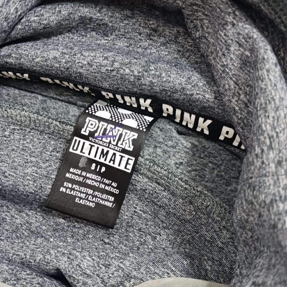 Victoria's Secret PINK Ultimate gray Activewear Cowlneck Pullover size S - Picture 7 of 7